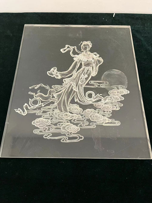 亚克力纯手工雕刻画
